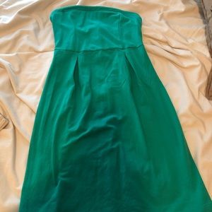 Green Strapless Dress